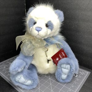 Charlie Bears Kelly 2019 White And Light Blue With Key And Tag 16” CB191958